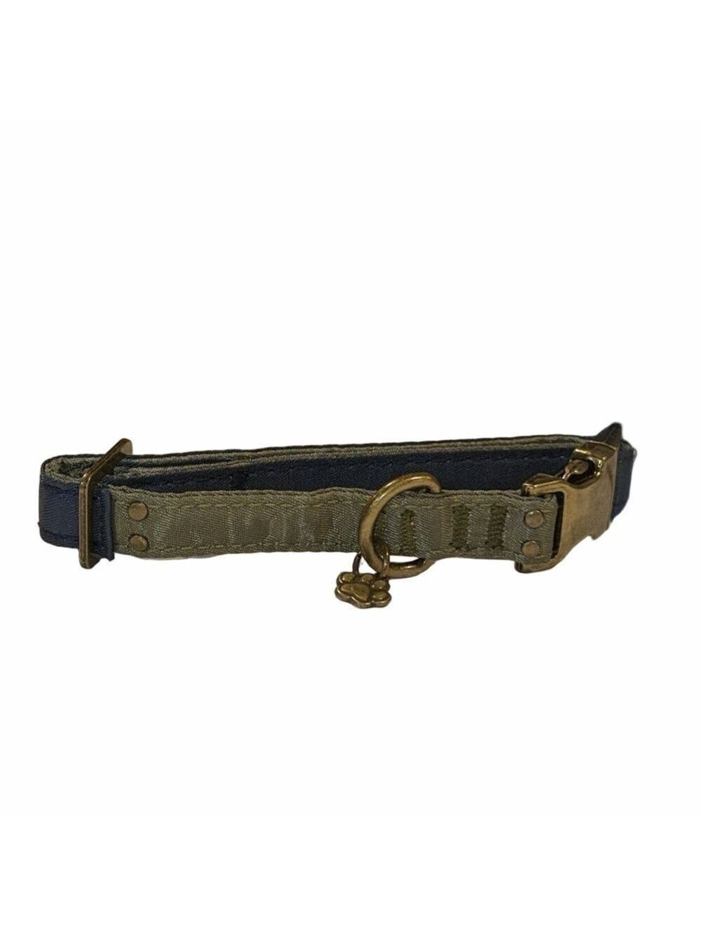 Top Paw Small Blue Hunter Green Dog Collar New With Tags